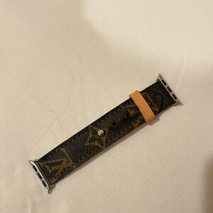 Brown Designer Leather Watch Strap